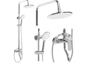 Душовий Гарнітур REA SALTON Хром REA-P2408 №1