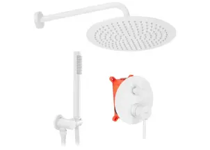 Душовий Гарнітур REA Lungo Білий + BOX REA-P8540 №1