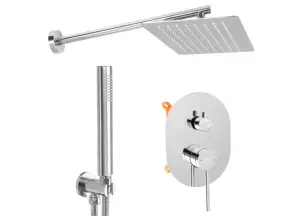 Душовий Гарнітур REA OVAL Хром BOX REA-P8415 №1