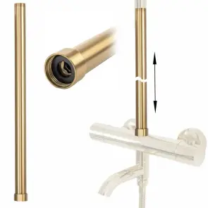 Подовжувач для душового гарнітуру REA BRUSHED GOLD 50 см* №1