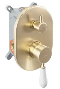 Душова система REA SERRA BRUSHED GOLD + BOX прихованого монтажу №2