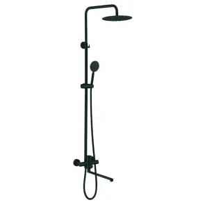 Душова колона із змішувачем Zerix DAX-006-J-35cm Black (нерж. сталь) (ZX4829) №1