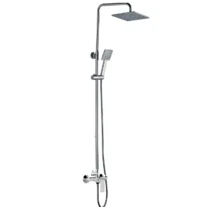 Душова колона із змішувачем HAIBA ALEX 003-J WHITE-CHROME (HB9566) №1