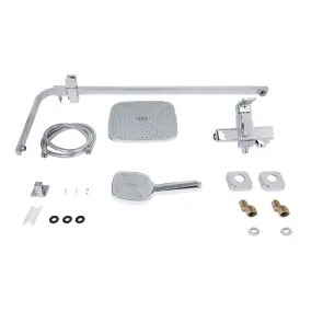 Душова система універсальна Lidz Dozorca 1030 на три споживача (з виливом) (k35) LDDOZ1030CRM45407 Chrome №12