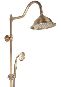 Душовий гарнітур REA BERGAMO ANTIQUE BRONZE з виливом №4