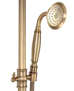 Душовий гарнітур REA BERGAMO ANTIQUE BRONZE з виливом №5