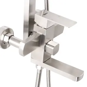 Душевая колонна со смесителем Zerix LR72433 (нерж. сталь) (LL1474) №4