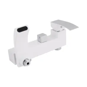 Душевая система универсальная Qtap Swan Cascada на три потребителя (с изливом) QTSWA111CRW45570 Chrome/White №8