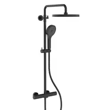 Душевая колонна с термостатическим смесителем Koer KB-55013-05 (Цвет Черный) (KR4731)