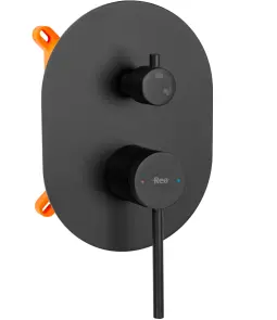 Душова система REA OVAL BLACK + BOX прихованого монтажу №2