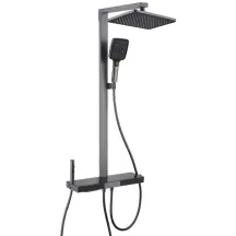 Душевая колонна с термостатическим смесителем Mixxus Premium Next-009-J Graphite, 4 режима (MI6544)