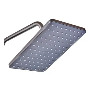 Душевая колонна со смесителем Haiba Kubus 009-J Graphite (HB4005) №2