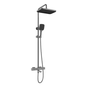 Душевая колонна Mixxus Premium VIRGO 009-J GRAPHITE с термостатическим смесителем, 3 функции (MI664 №1
