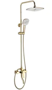 Душовий гарнітур REA ARGUS GOLD золотий з виливом №3