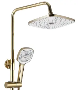 Душовий гарнітур REA ARGUS GOLD золотий з виливом №4