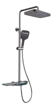 Душова колона з термостатичним змішувачем Mixxus Premium SPACE-009-J Graphite, 3 режими (MI654