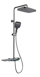 Душевая колонна с термостатическим смесителем Mixxus Premium SPACE-009-J Graphite, 3 режима (MI654 №1