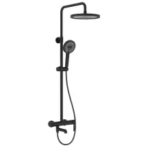 Душевая колонна со смесителем Koer KB-56029-05 3 функции, цвет Черный (KR5490)
