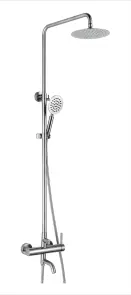 Душевая колонна со смесителем Zerix SUS-008-J из нерж. стали SUS304 (ZX5612) №1