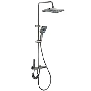 Душевая колонна со смесителем Mixxus Premium RIVIERA 009-J GRAPHITE с кнопкой переключения, 4 режим №1