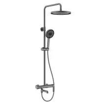 Душевая колонна со смесителем Koer KB-56029-07 3 функции, цвет графит (KR5497)