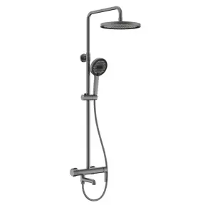 Душова колона із змішувачем Koer KB-56029-07 3 функції, колір графіт (KR5497) №1