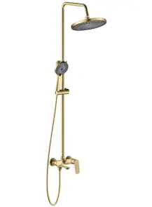 Душовий гарнітур REA MARCO BRUSHED GOLD з виливом №2