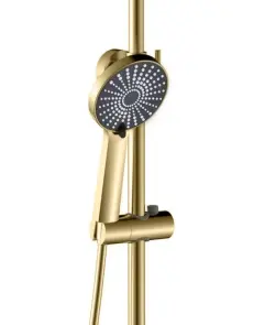 Душовий гарнітур REA MARCO BRUSHED GOLD з виливом №4