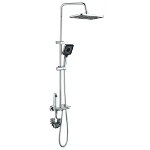 Душова колона із змішувачем Mixxus Premium MARLIN 009-J з кнопкою перемикання, 4 режими (MI6830) №1