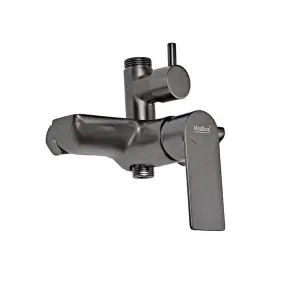 Душевая колонна со смесителем и удлинителем в комплекте Haiba Alex 003-J Graphite (HB3996) №8