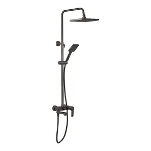 Душова колона із змішувачем Haiba Milano 003-J Graphite (HB4009) №1