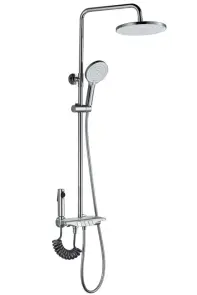 Душовий гарнітур REA SAVIO LED CHROME з термостатом №4