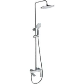 Душова колона Mixxus Premium DERBY 009-J WHITE-CHROME із змішувачем (MI6616) №1