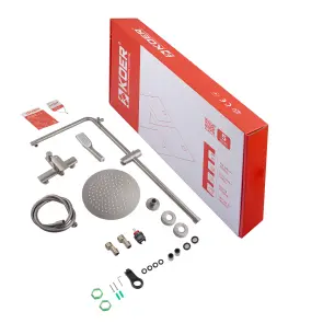 Душевая колонна со смесителем Koer KB-52028-07, 2 функции (KR5312) №2