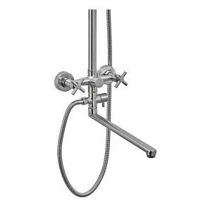 Душевая колонна со смесителем Mixxus DVE-006-J из нерж. стали SUS304 (MI6085) №6