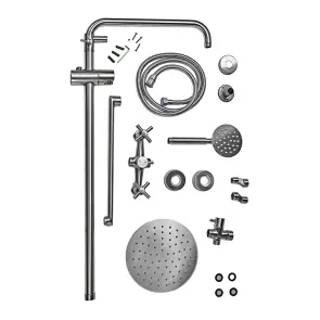 Душевая колонна со смесителем Mixxus DVE-006-J из нерж. стали SUS304 (MI6085) №7
