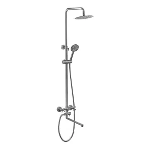 Душевая колонна со смесителем Mixxus DVE-006-J из нерж. стали SUS304 (MI6085) №8