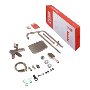 Душевая колонна со смесителем Koer KB-56030-07, 3 функции (KR5429) №2