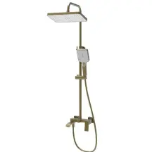 Душевая колонна со смесителем HAIBA GAUDI 009-J BRUSHED GOLD (HB9584)