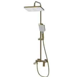 Душевая колонна со смесителем HAIBA GAUDI 009-J BRUSHED GOLD (HB9584) №1