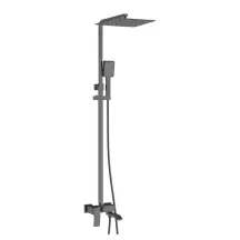 Душова колона із змішувачем Koer KB-56007-07, 3 функції (Колір графіт) (KR5160)