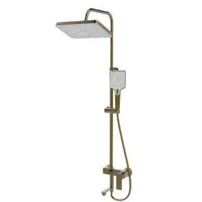 Душевая колонна со смесителем Haiba KUBUS 009-J BRUSHED GOLD (HB9627) №1