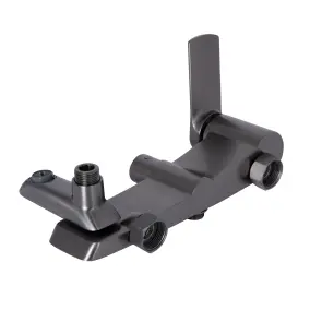 Душова система універсальна Qtap Slavonice на три споживача (з виливом) QTSLA111GMB45910 Gunmetal Black PVD №11