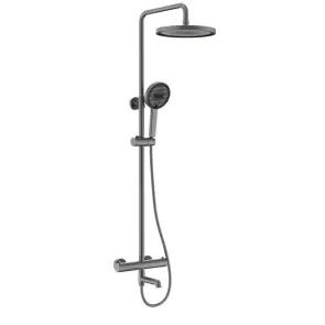 Душевая колонна с термостатическим смесителем Koer KB-57029-07 3 функции, цвет графит (KR5498) №1