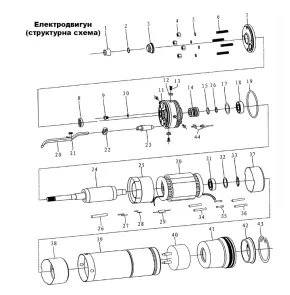 Насос центробежный скважинный 0.75кВт H 98(75)м Q 55(33)л/мин Ø102мм AQUATICA (DONGYIN) (777123) №13
