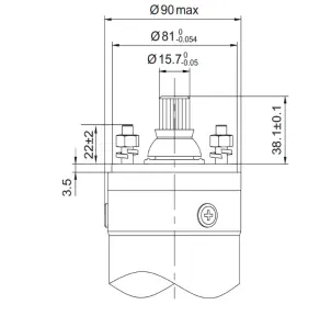 Насос центробежный скважинный 0.25кВт H 33(27)м Q 80(50)л/мин Ø94мм AQUATICA (DONGYIN) (777111) №14