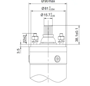 Насос скважинный центробежный 0.37кВт H 45(36)м Q 80(50)л/мин Ø94мм AQUATICA (DONGYIN) 3.5SDm3/8 (777112) №14