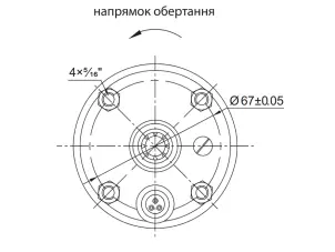 Насос скважинный центробежный 0.37кВт H 45(36)м Q 80(50)л/мин Ø94мм AQUATICA (DONGYIN) 3.5SDm3/8 (777112) №15