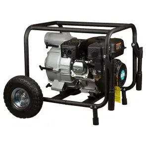 Мотопомпа 7.5 к.с. Hmax 28м Qmax 70м³/год (4-х тактний) для брудної води AQUATICA №7