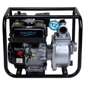 Мотопомпа 7.5л.с. Hmax 30м Qmax 35м³/ч (4-ех тактный) AQUATICA №2
